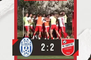 DVA GOLA, BODOVI NA POLA, DIVOŠU JESENJA TITULA: Remi u Pećincima obradovao ekipu Hajduka!