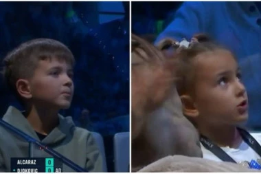 NAJLEPŠI PRIZOR ZA NOVAKA! Kada su oni na tribini, Đoković igra najlepši tenis! (FOTO)