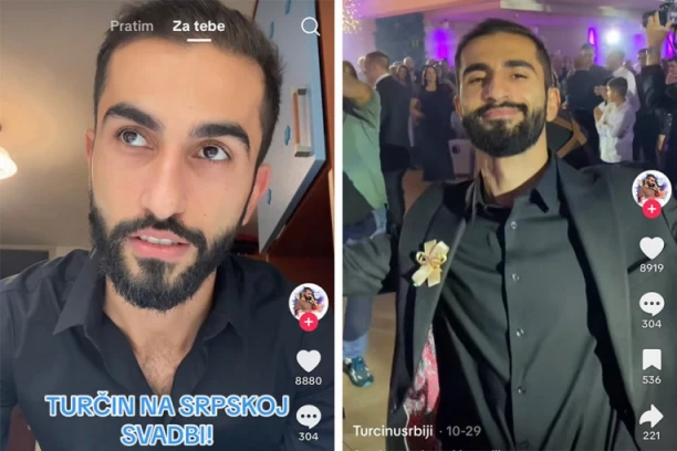 TURČIN NA SRPSKOJ SVADBI OBOŽAVA OVO: Na piće koje mnogi muškarci ne mogu ni da pomirišu se oduševljava, a tek kada čujete kako peva SRPSKE PESME (FOTO/VIDEO)