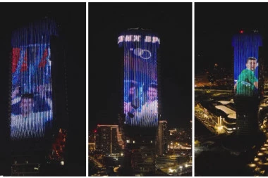 KULA BEOGRAD SIJALA U ČAST NAJVEĆEG! Probijena magična cifra - Nole 400 nedelja na vrhu svetskog tenisa! (VIDEO)