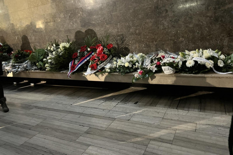 Venci na sahrani Žarka Lauševića