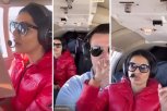 TANJA SAVIĆ UHVAĆENA U AKCIJI SA DEČKOM PILOTOM: Svi bruje o privatanom snimku iz aviona! (VIDEO)