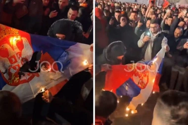 SRBIJA UPUTILA PROTESTNU NOTU ALBANIJI: Nakon paljenja zastave na trgu u Tirani, zahtevamo identifikovanje i procesuiranje počinioca!