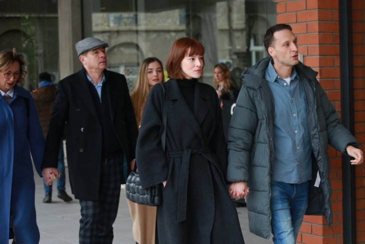 MIlena Radulović na suđenju sa Mikom Aleksićem