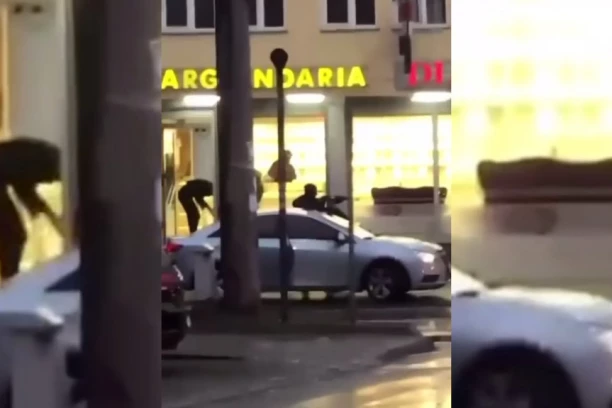 PRVE FOTOGRAFIJE DRAME U SUVOJ RECI: Četvorica maskirnaih razbojnika upala u zlataru, pucali su na policiju i potom pobegli sa mesta pljačke (FOTO)