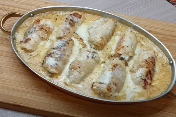 PILEĆE ROLNICE - BRZ RUČAK IZ RERNE: Sočno, punjeno meso koje se ne ODBIJA - danas se ne broje kalorije! (FOTO)