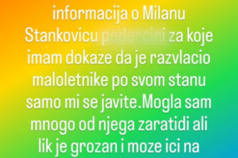 Dunja Ilić Milan Stanković Instagram