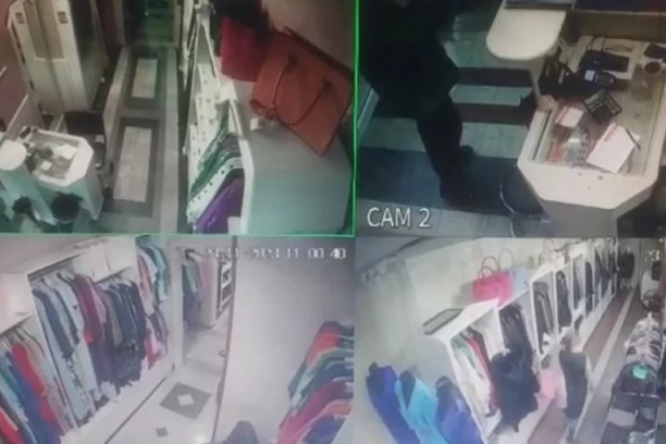 ŽENA KRADE BLUZE U POZNATOM BUTIKU: Snimak "operacije" zatekao građane Kruševca!