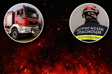 VATROGASCI SE BORE DA OBUZDAJU PLAMEN! Ovo su prvi snimci požara kod Novog Sada, kulja gust dim - poznato i da li ima povređenih! (VIDEO)