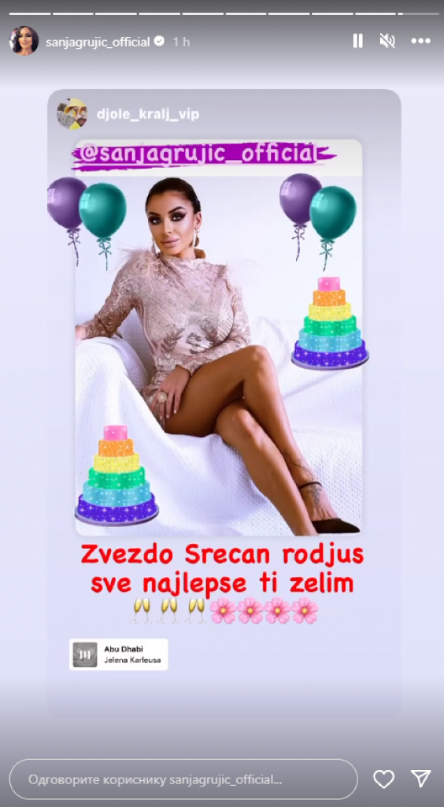 Sanja Grujić rođendan