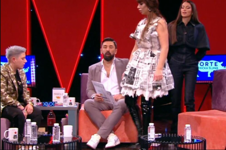 Miljana Kulić stala na vagu u emisiji "Amidži šou"