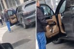 SEKIROM KRENUO NA DRUGOG VOZAČA! Taksista ušao u crveno, pa hladnim oružjem pripretio! (VIDEO)