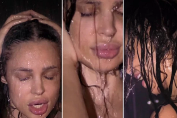 GOLA ŠAVIJA POD TUŠEM! Ispipala se od glave do pete, pa počastila muškarce vrelim snimkom!