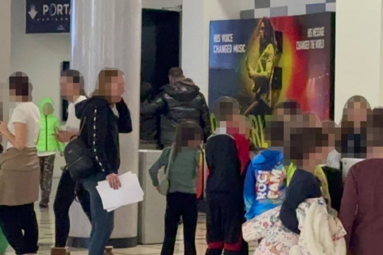 Darko i Katarina Lazić u bioskopu