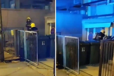 POŽAR U JAJINCIMA: Vatrogasci sprečili da se vatra proširi na druge stanove! (VIDEO)