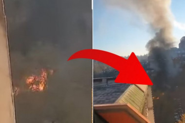 EKSPLOZIJA U BEOGRADU! Jaka detonacija na Banjici - eksplodirao automobil u blizini tržnog centra! (VIDEO)