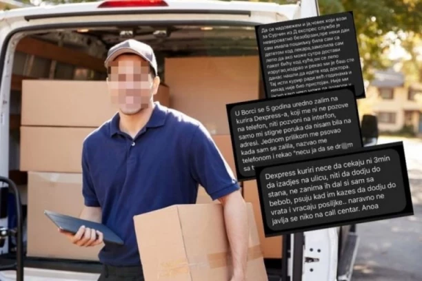 NAŠLI, PA ZAŠLI... PLJUŠTE NEGATIVNE OCENE POTROŠAČA NA RAČUN DOSTAVLJAČKE SLUŽBE!