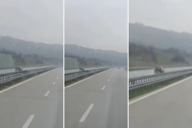 JOŠ JEDAN SUPROTAN SMER I POTENCIJALNI UBICA NA AUTO-PUTU: Vozač kod Vladičinog Hana napravio haos na kolovozu