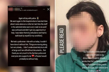 "LEŽALA SAM I MOLILA GA DA PRESTANE": Mladić (29) fizički napao svoju devojku iz Rusije, a ona sada otkriva šokantne detalje!