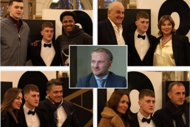 ELITNO DRUŠTVO OSTOJE MIJAILOVIĆA: Predsednik Partizana proslavio 18. rođendan sinu