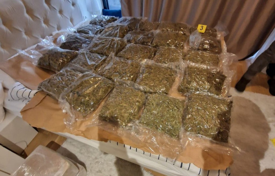 Pronađeno 130 kilograma marihuane