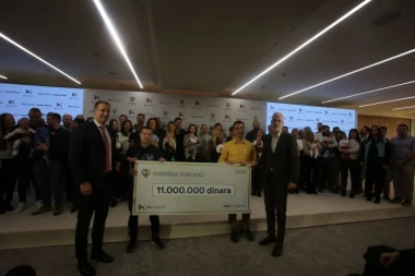 ODGOVORNOST I PODRŠKA: MK Group i AIK Banka izdvojile milion evra za "Podršku porodici"