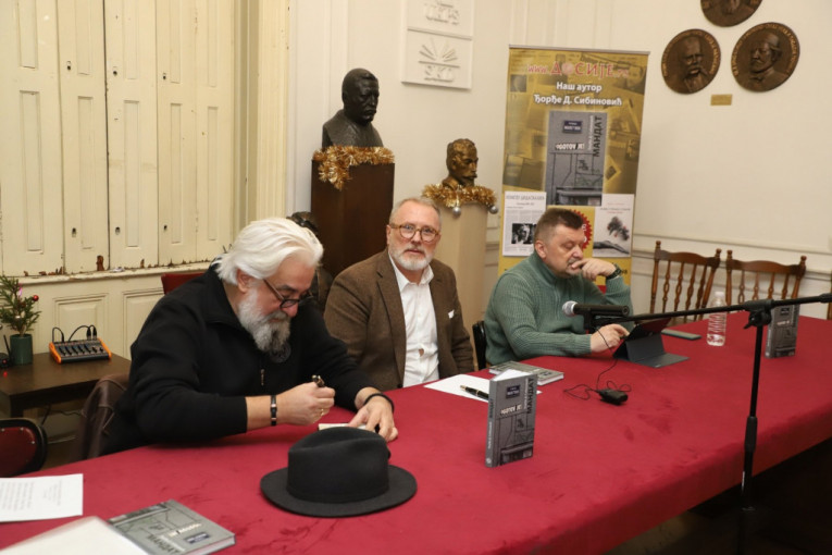 Promocija knjige "Mandat" Đorđa Sibinovića