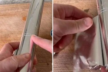 TRIK ZA ODMOTAVANJE POCEPANE ALUMINIJUMSKE FOLIJE: Caka koju svi morate znati i nikada više nećete bacati pare na NOVU!