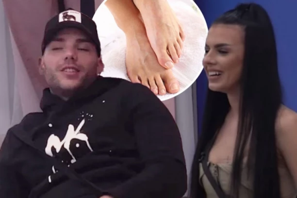 BOSONOGA USRED DECEMBRA: Anita zbog Anđelovog FETIŠA NA STOPALA ugrožava sebi ZDRAVLJE - čarape su za nju PROŠLOST! (GALERIJA)