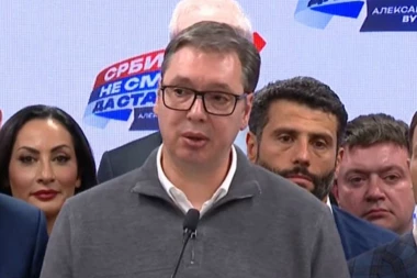 ISTORIJSKI REZULTAT LISTE "SRBIJA NE SME DA STANE" Vučić: Imamo apsolutnu većinu u parlamentu, preko 127 mandata!