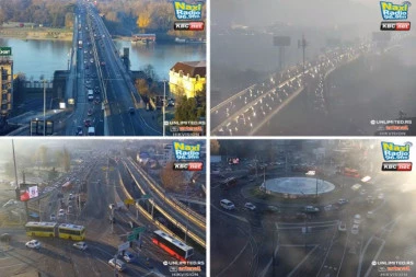 NA ULICAMA BEOGRADA VELIKI BROJ VOZILA, ALI SVE PROHODNO! AMSS upozorava na poledicu!