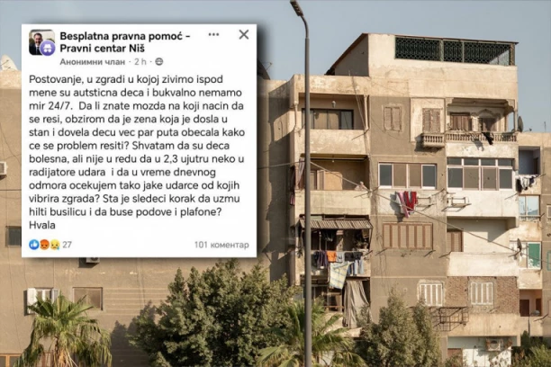 LJUDI, ŠTA JE SA VAMA?! TRAŽE PRAVNI SAVET DA IZMESTE AUTISTIČNU DECU IZ ZGRADE: "Shvatam da su bolesna, ali šta je sledeće, da uzmu hilti i buše..."