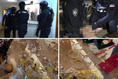 KAKAV PLEN!? OVAKO SU U BEOGRADU UHAPŠENI PLJAČKAŠI MILIJARDERA! Policija objavila snimak akcije! (VIDEO)