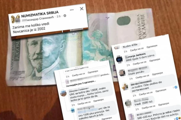 AKO IMATE OVU NOVČANICU, VI STE BOGATI! Retke su i veoma tražene, kolekcionari daju vrtoglave cifre! (FOTO)