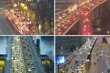 PAKLENE GUŽVE NA BEOGRADSKIM ULICAMA! Vozila se ne miču, na OVIM deonicama je HAOS! (FOTO)