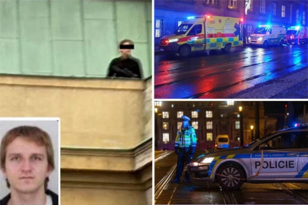 "Hej, je*ote! Ovde sam, pucaj ovde! Dođi ovamo"! Petominutni snimak masakra u Pragu otkriva JUNAKA GODINE! (VIDEO)