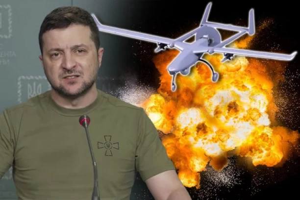 ZELENSKI SE DIŽE KAO FENIKS IZ PEPELA! Ukrajinci oborili 12 RUSKIH dronova!