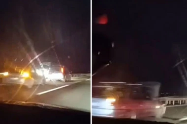 LANČANI SUDAR NA AUTO-PUTU KA NIŠU: Sudarila se tri vozila u brzoj traci!