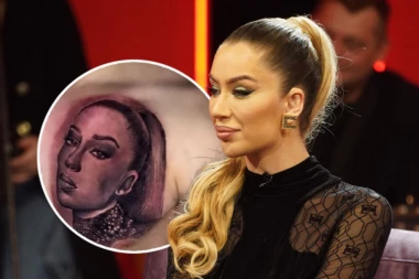 FAN ISTETOVIRAO TEU TAIROVIĆ NA GRUDIMA: Ovo morate videti - na sve liči, samo NE na pevačicu (FOTO)