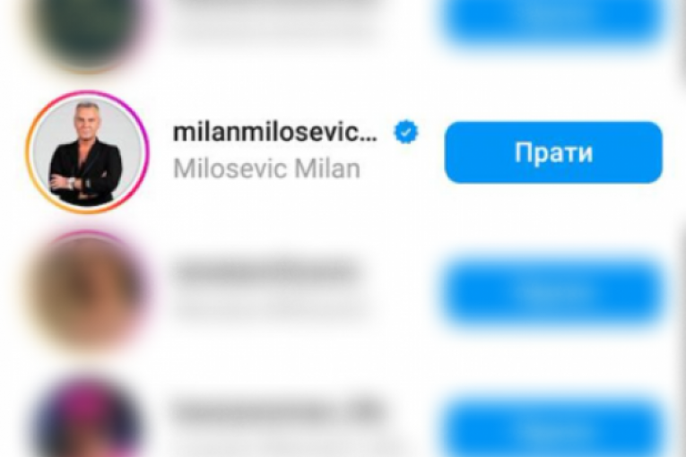 Milan Milošević i Jovana Jeremić se pomirili, pa zapratili na Instagramu