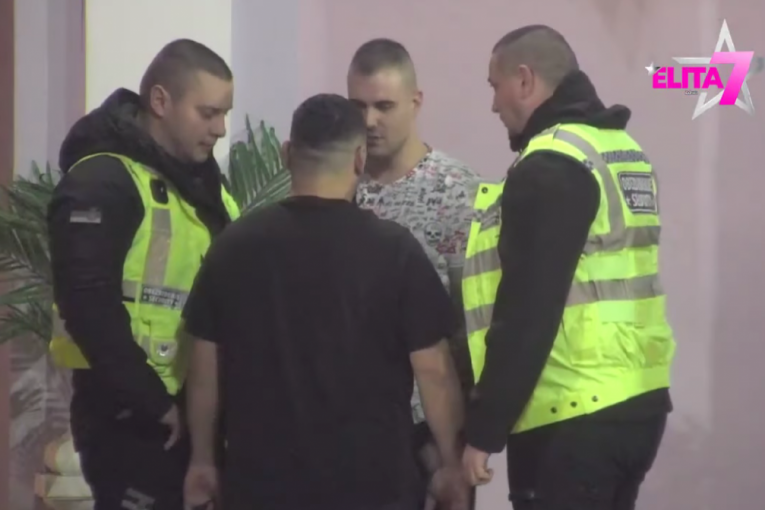 Bebica i Uroš svadja Elita 7 Zadruga obezbedjenje