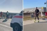 SAOBRAĆAJNA NESREĆA NA AUTO-PUTU BEOGRAD-NOVI SAD: Jeziv snimak se širi društvenim mrežama