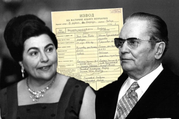 LAŽNI DATUM ROĐENJA, MLADOŽENJA BEZ ZANIMANJA I KUM RANKOVIĆ! Evo kako izgleda i šta piše u venčanom listu TITA I JOVANKE BROZ! (FOTO)