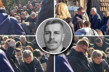 JANJUŠEV BRAT ISPRAĆEN NA VEČNI POČINAK: Mladi Mihailo sahranjen uz jecaje porodice!