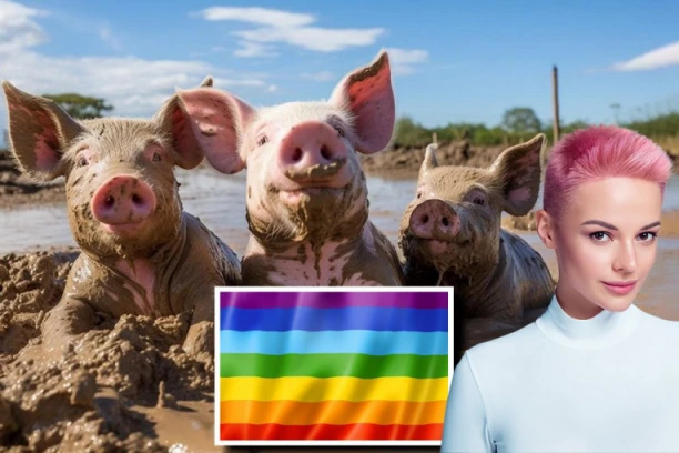 TERALI LEZBEJKU DA KASTRIRA SVINJU DA "POSTANE MUŠKO"! Aleksandru zatvorili sa narkomanima da gleda kako kasape transseksualnu osobu - o svemu bio obavešten i predsednik?! (FOTO)