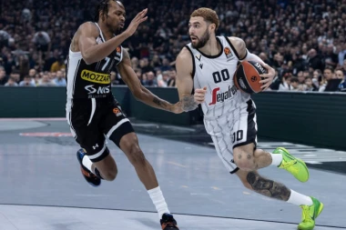 PARTIZANOV TREĆI PORAZ U NIZU: Kaminski PROMAŠIO POBEDU!