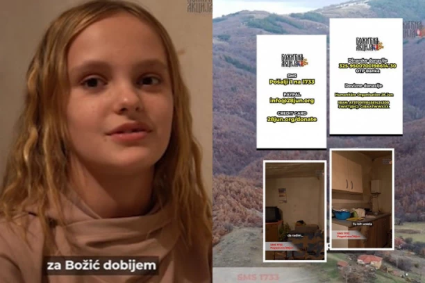 DVA SATA PUTUJE OD ŠKOLE DO KUĆE, A ONDA LEŽE U MOKAR I HLADAN KREVET! Mala Anđela ima samo jednu želju, da Božić dočeka u toplom domu! (VIDEO)