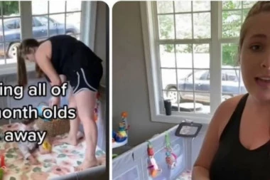 "ŽENA NIJE NORMALNA": Dala je BEBI da se OVIM igra , snimila i napravila opšti HAOS na internetu (VIDEO)