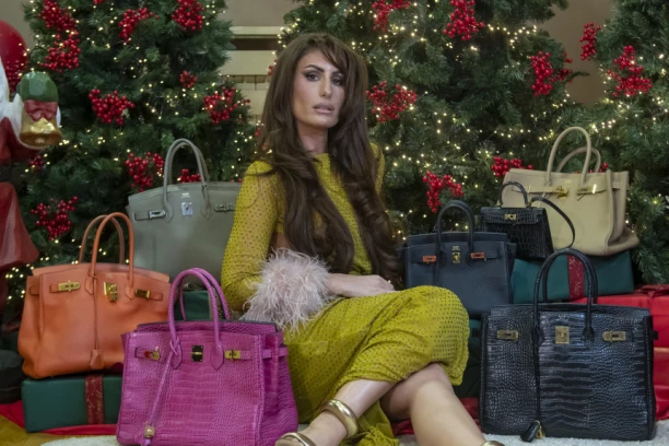 SAMO U BIRKIN TORBAMA IMA PET STANOVA: Didi J za jednu dala čak 200.000 EVRA, sve ih poređala ispod jelke (VIDEO)