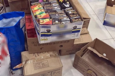 NOVOGODIŠNJA ZAPLENA U KRUŠEVCU: Policija oduzela ogromnu količinu pirotehnike koja se prodavala na crno